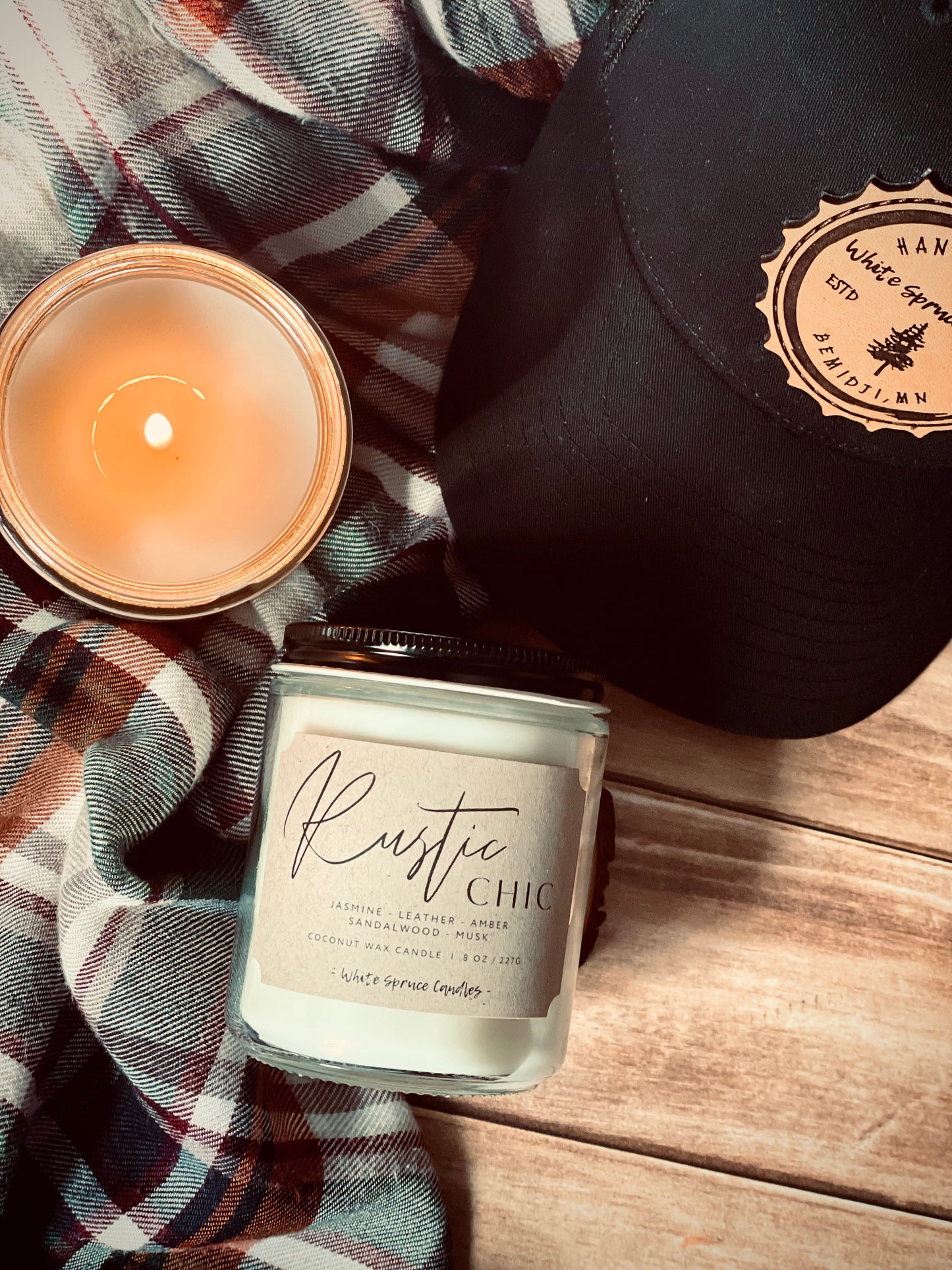 Rustic Chic Candle