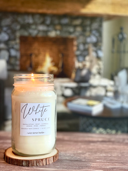 White Spruce Candle