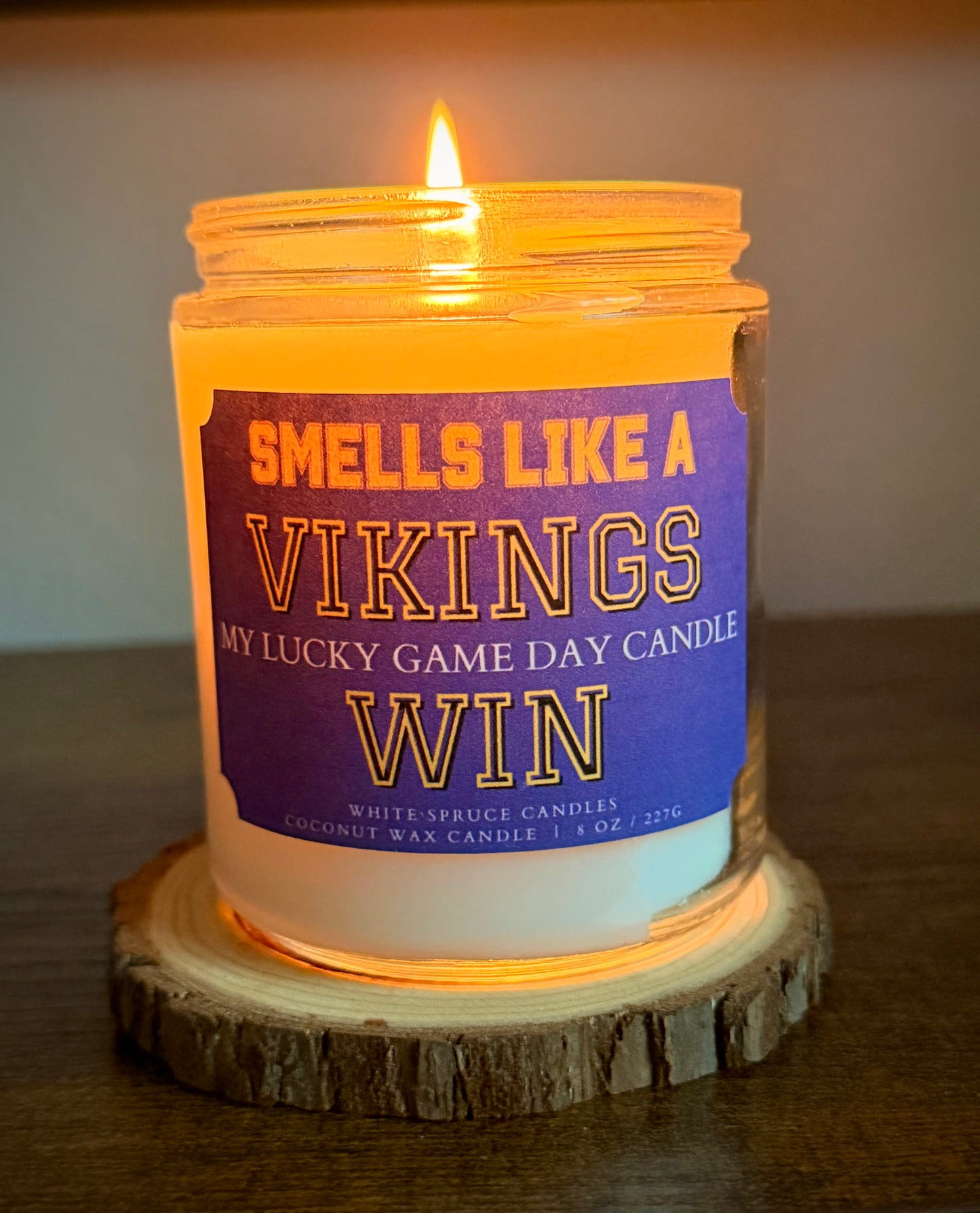 Smells Like A Vikings Win Candle