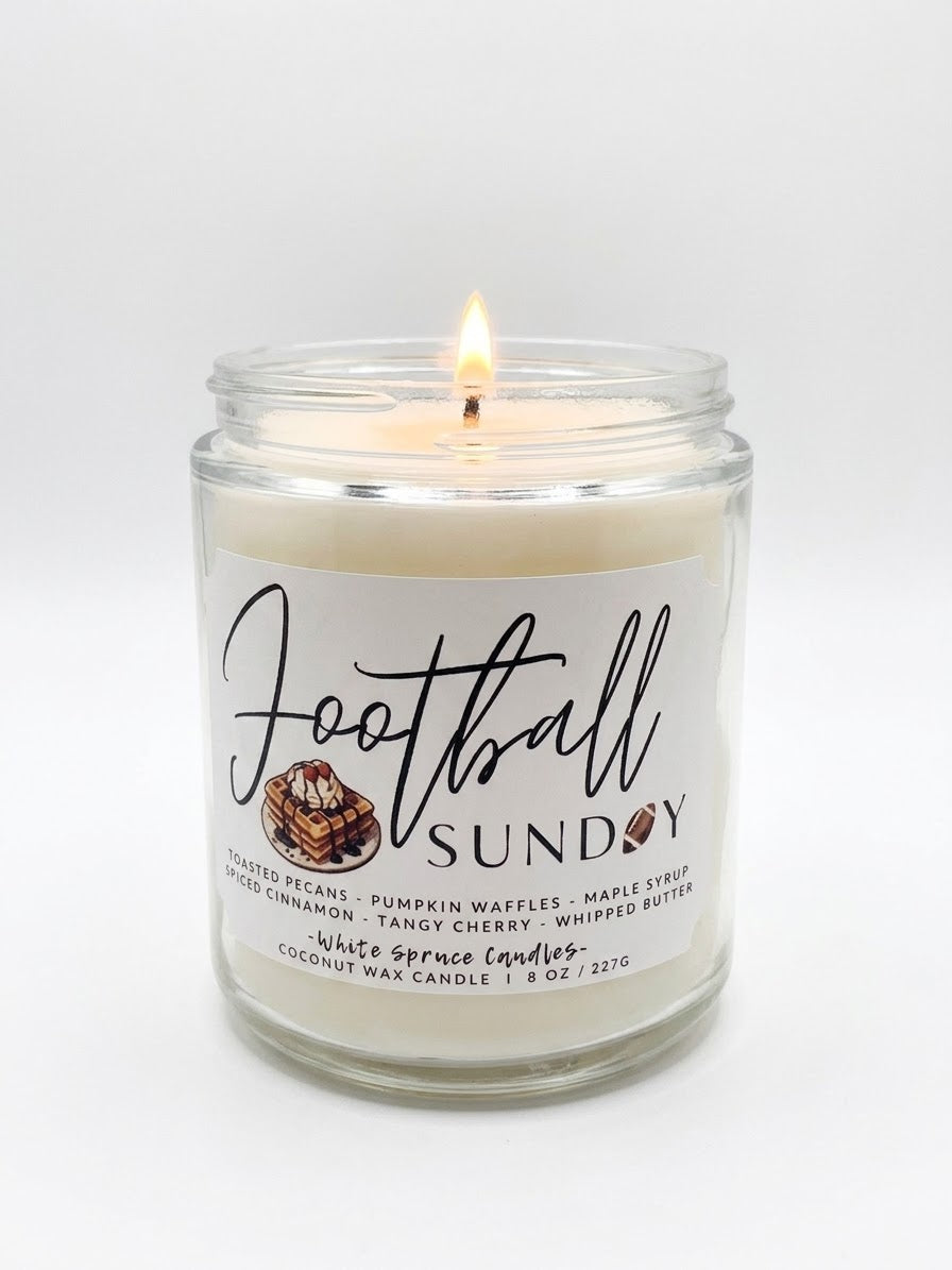 Football Sunday Candle