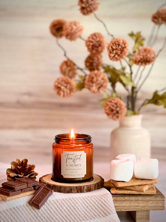 Toasted S'mores Mini Candle