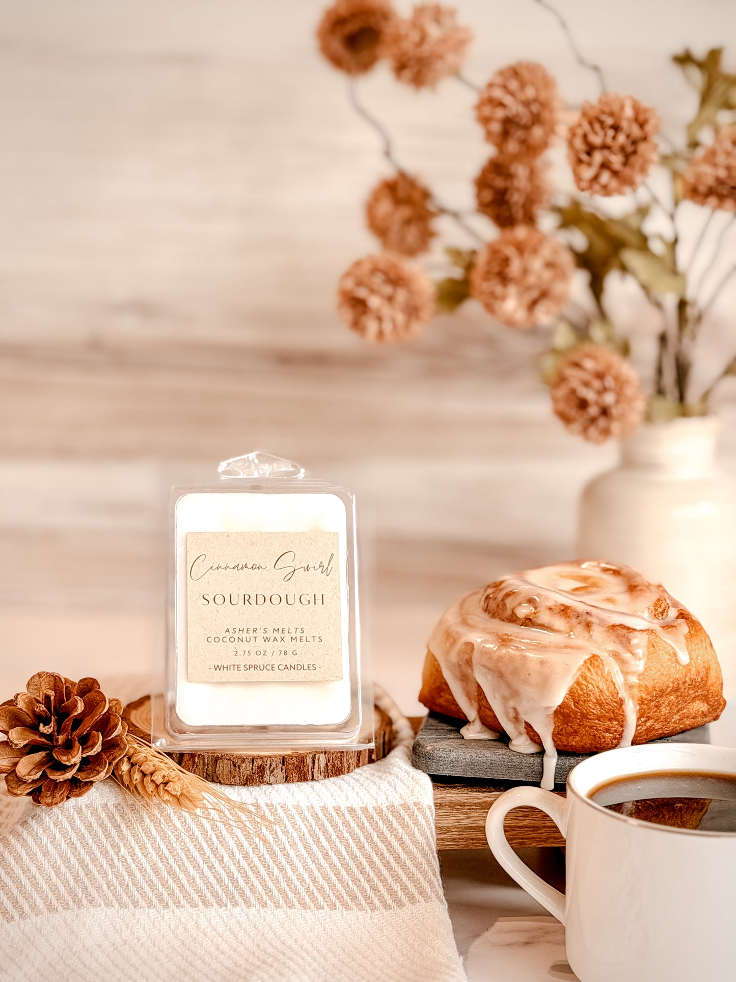 Cinnamon Swirl Sourdough Wax Melt