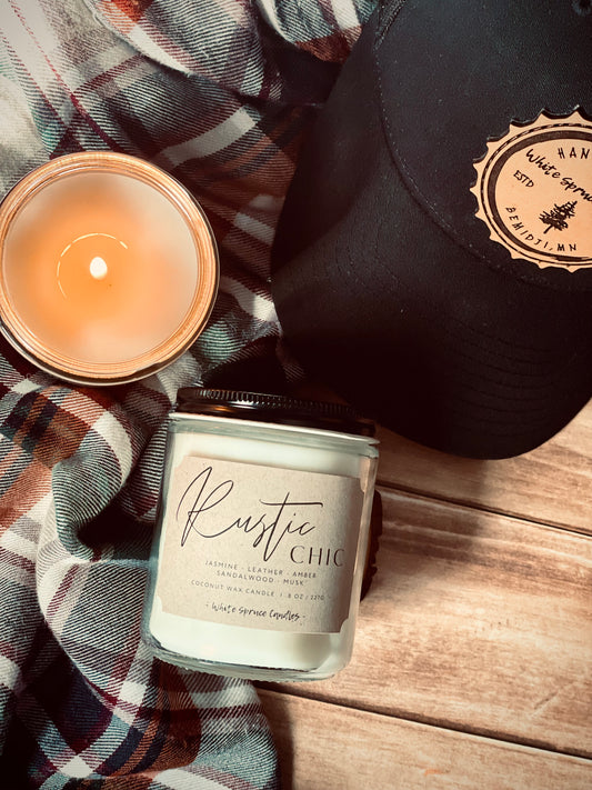 Rustic Chic Candle